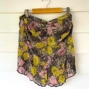 Free People Floral Tube Top Size Small
